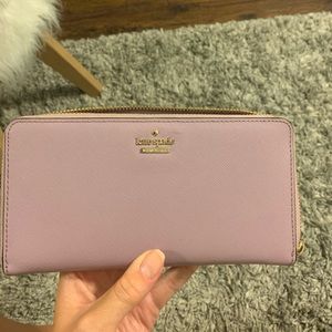 Kate spade light purple wallet